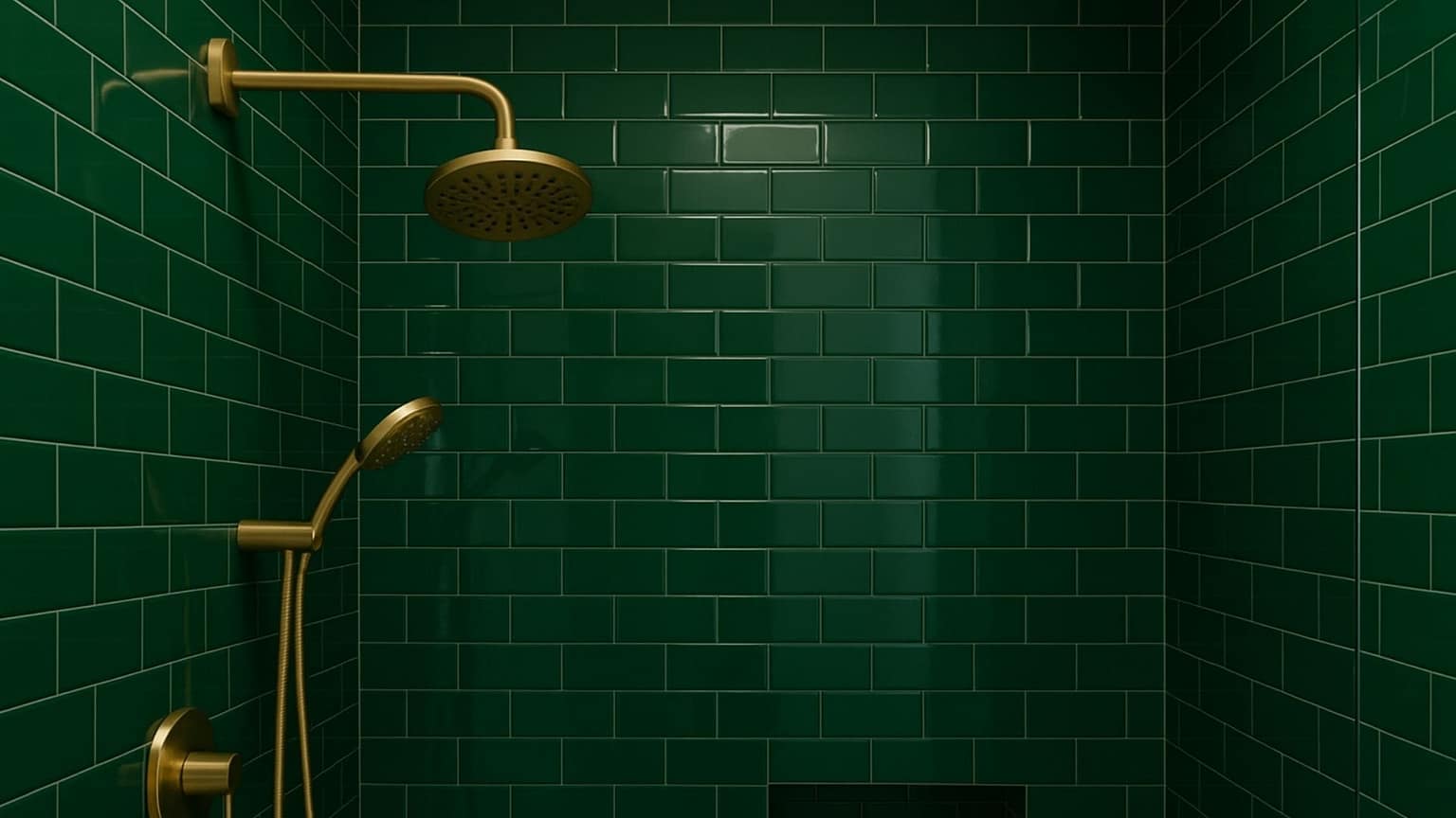 Clean bathroom ritual setting with natural light for Cooper Delivered plastic-free haircare